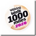 Country Walking magazine 'walk 100 miles 2020' badge